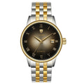 Montre mécanique pour homme au design décontracté avec bracelet en acier inoxydable et cadran rond de 38 mm - IVOIRART.COM