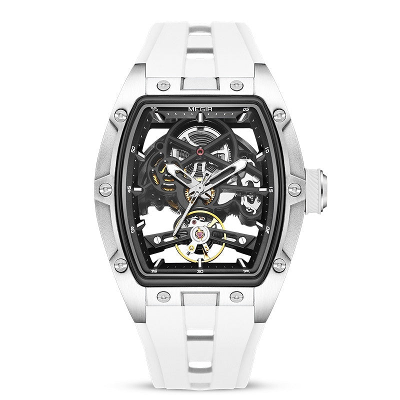 Montre mécanique pour hommes à cadran ajouré – design exclusif sophistiqué - IVOIRART.COM