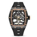 Montre mécanique pour hommes à cadran ajouré – design exclusif sophistiqué - IVOIRART.COM