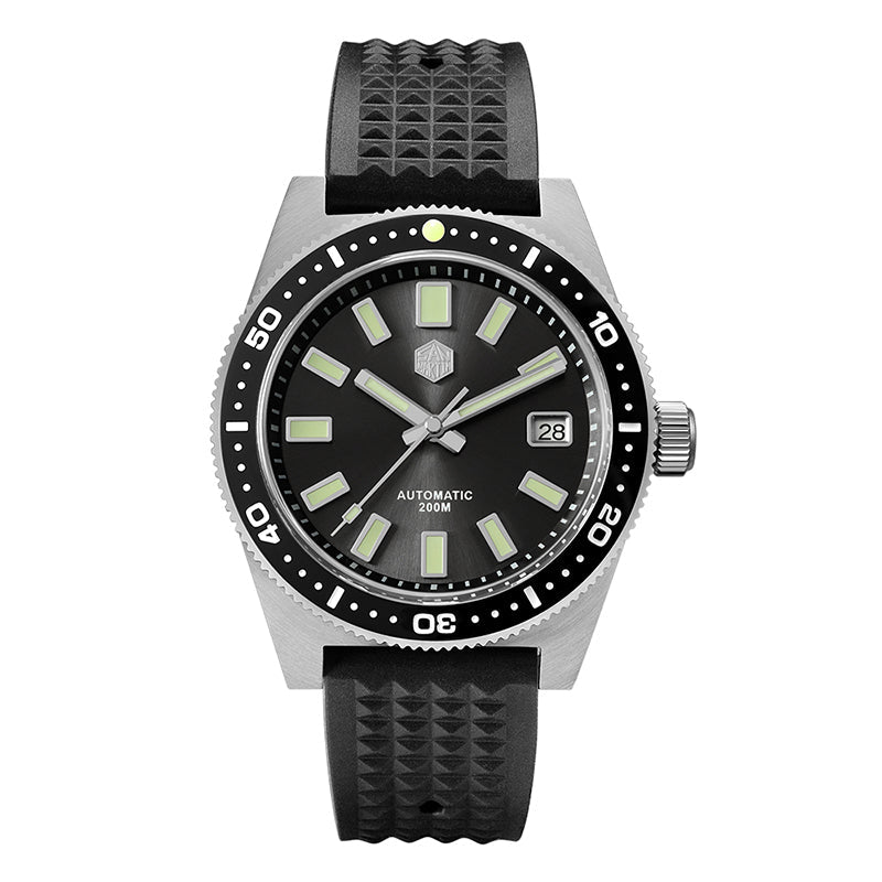Montre mécanique submersible étanche avec miroir bulle en saphir, 40 mm - IVOIRART.COM
