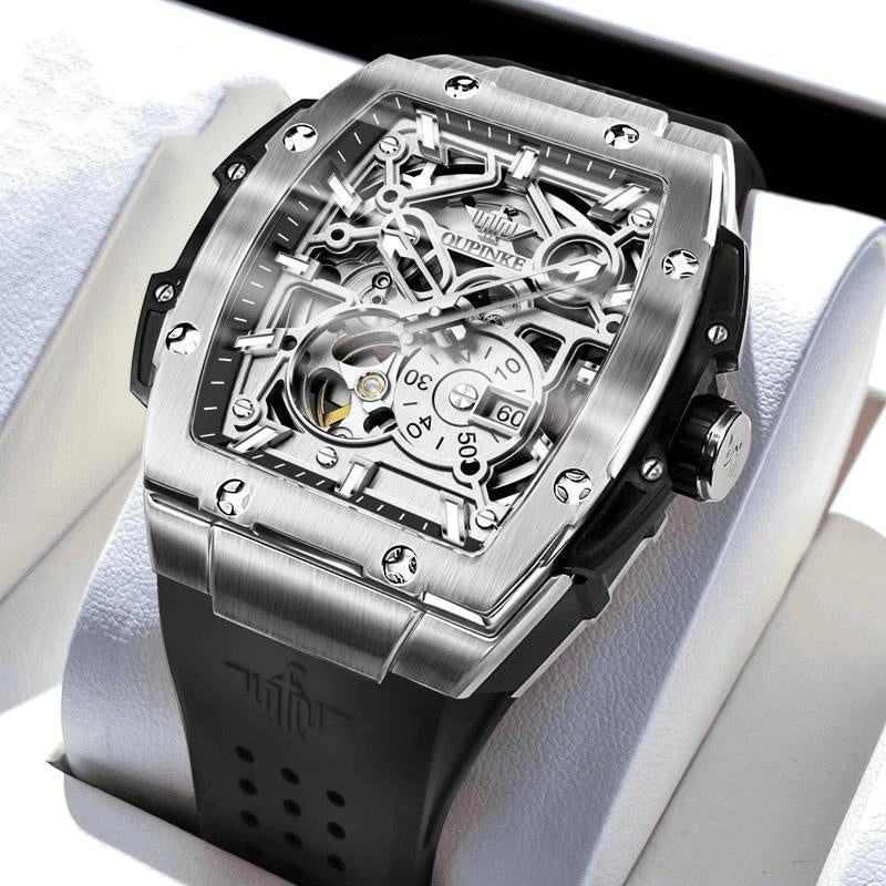 Montre mécanique suisse tendance pour homme au design dominant et polyvalent - IVOIRART.COM