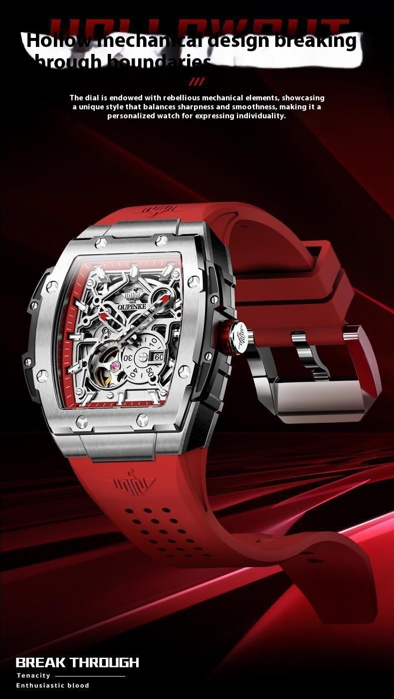 Montre mécanique suisse tendance pour homme au design dominant et polyvalent - IVOIRART.COM