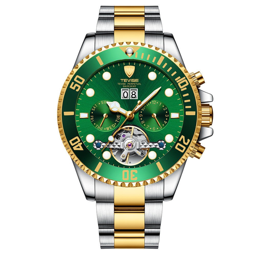 Montre mécanique Tourbillon Homme Water Ghost, élégance et précision aquatique - IVOIRART.COM