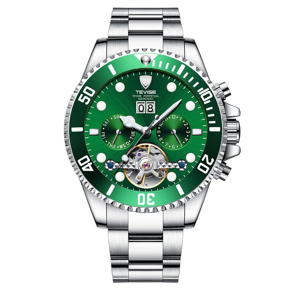 Montre mécanique Tourbillon Homme Water Ghost, élégance et précision aquatique - IVOIRART.COM