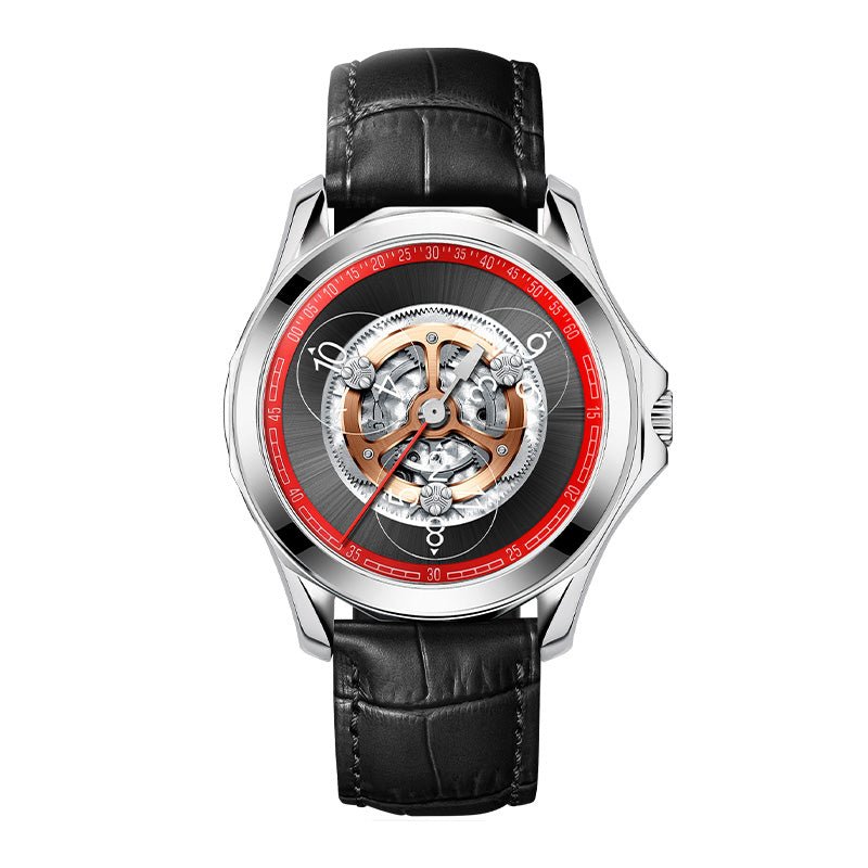 Montre Petite Homme Automatique Mécanique Creuse Élégante et Résistante - IVOIRART.COM