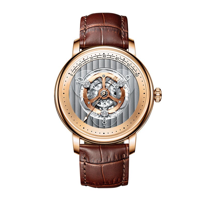 Montre Petite Homme Automatique Mécanique Creuse Élégante et Résistante - IVOIRART.COM