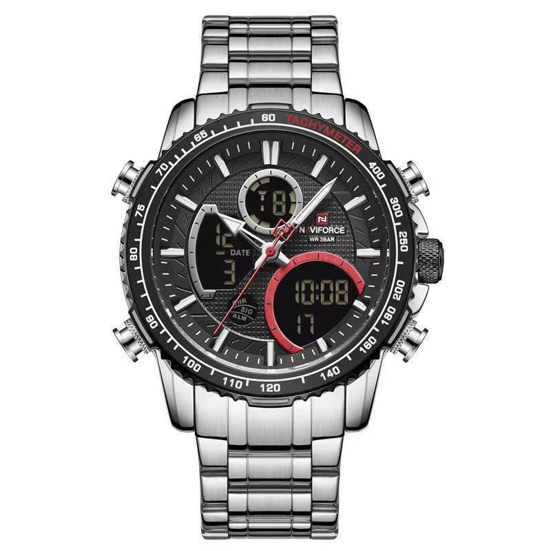 Montre quartz multifonction pour homme style affaires, électronique, étanche - IVOIRART.COM