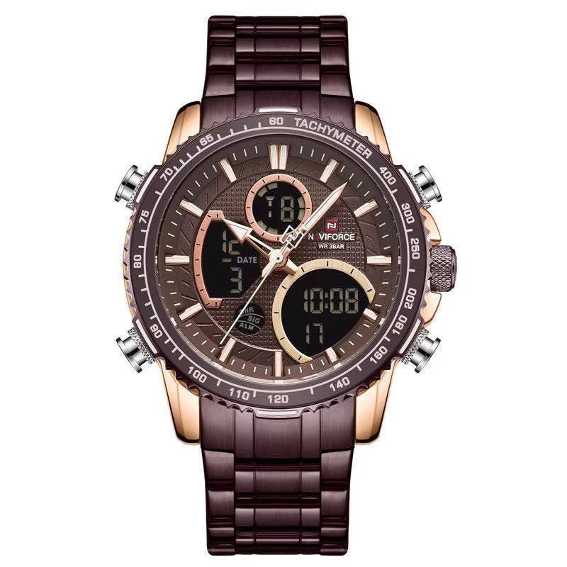 Montre quartz multifonction pour homme style affaires, électronique, étanche - IVOIRART.COM