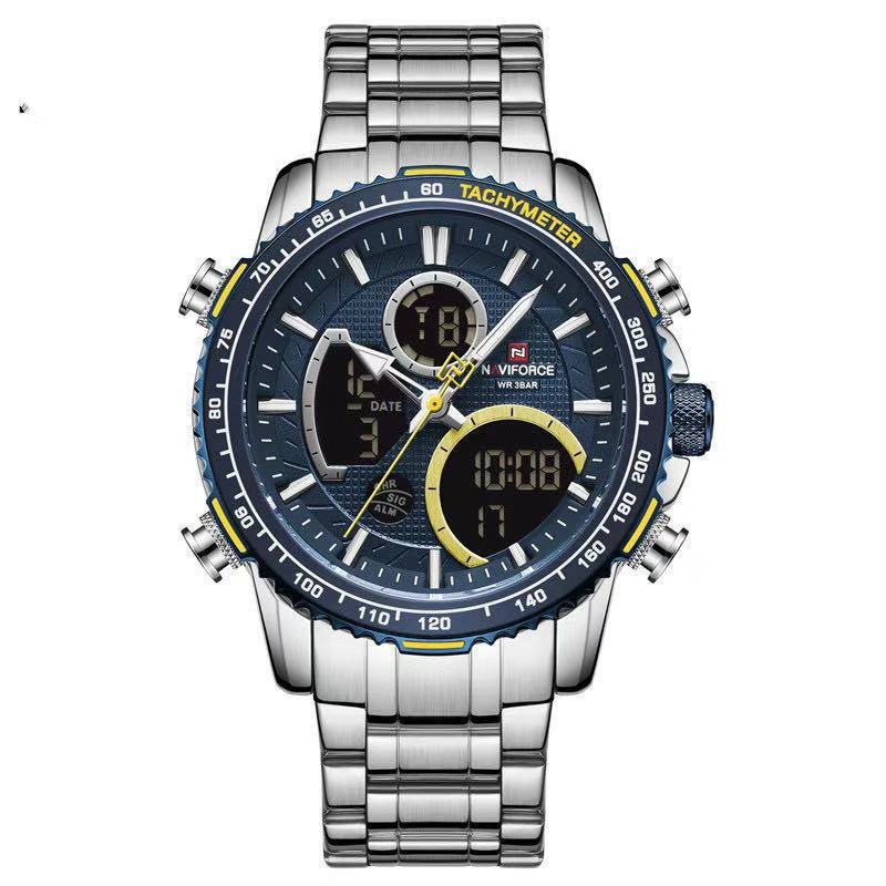 Montre quartz multifonction pour homme style affaires, électronique, étanche - IVOIRART.COM
