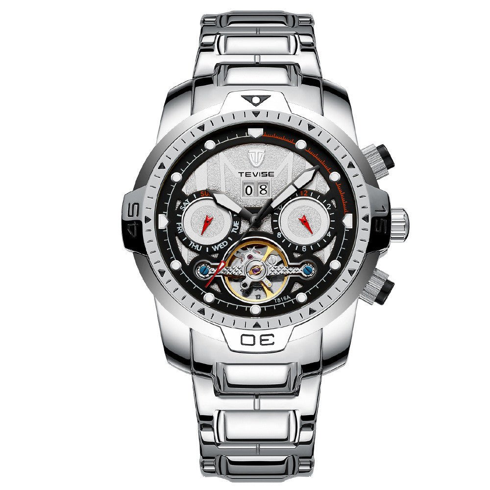 Montre W Homme Entièrement Mécanique Étanche 30M Résistante et Élégante - IVOIRART.COM