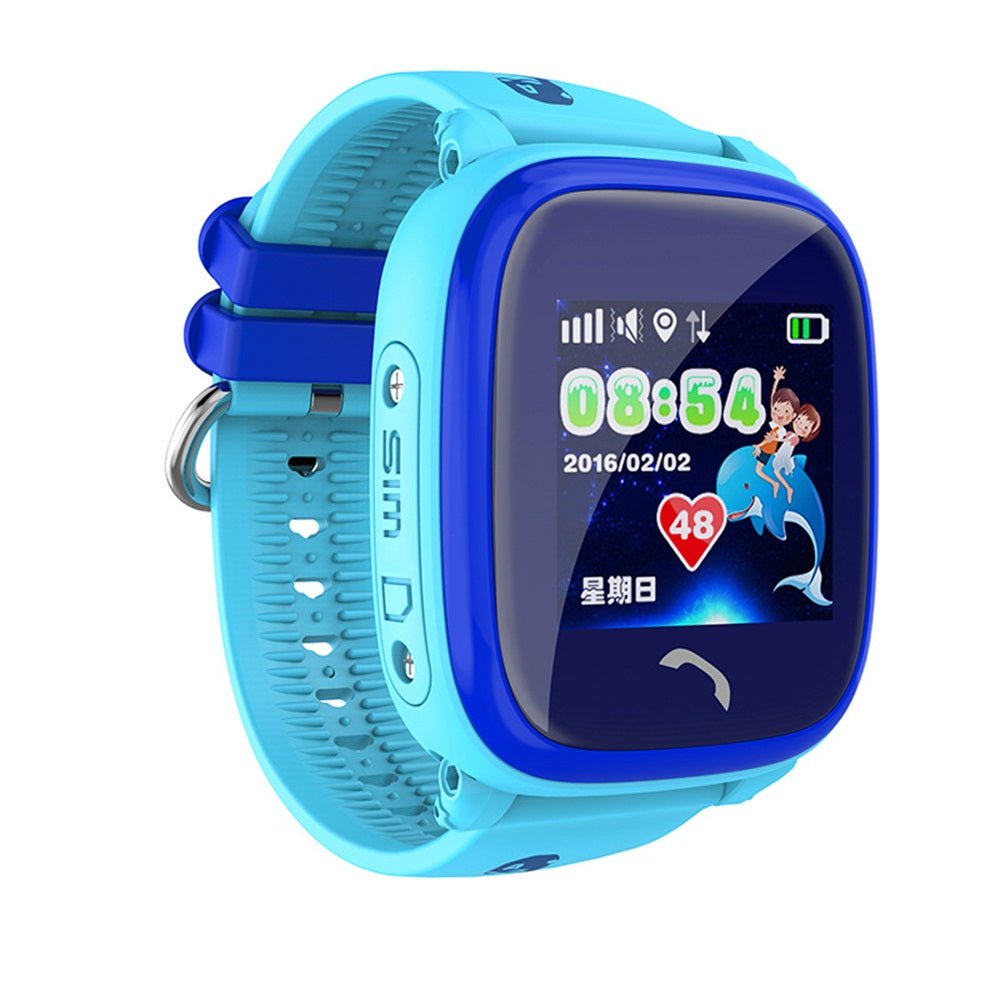 Montres intelligentes étanches enfants DF25 avec écran tactile, appel secours, surveillance à distance et localisation - IVOIRART.COM