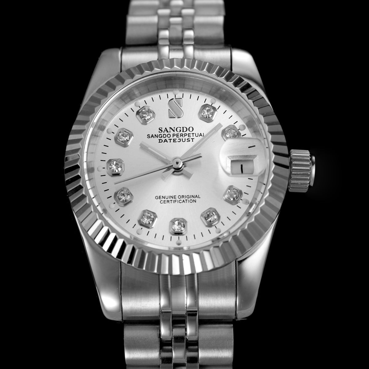 Montres mécaniques automatiques vintage rondes pour femme, acier inoxydable doré - IVOIRART.COM