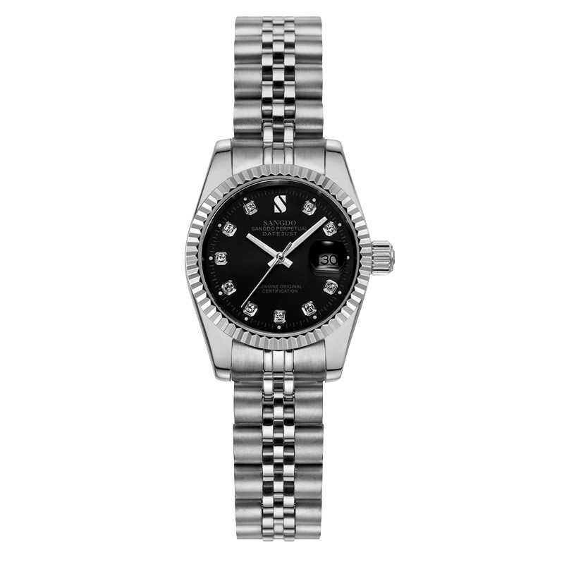 Montres mécaniques automatiques vintage rondes pour femme, acier inoxydable doré - IVOIRART.COM