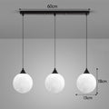 Moon Lamp Nordic Light Luxury Dining Room Table Bar Restaurant - IVOIRART.COM