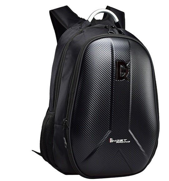 Motorcycle Backpack Helmet Bag Riding Backpack Knight Motorcycle Bag Computer Bag Men'S Hard Shell Carbon Fiber Waterproof Reflective - IVOIRART.COM