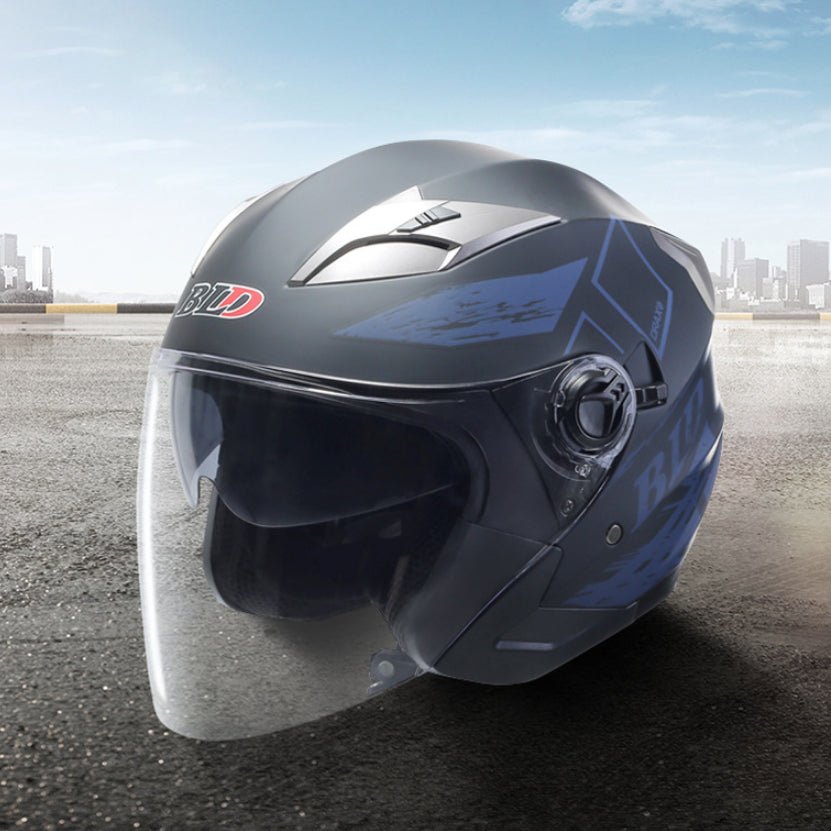 Motorcycle Helmet Double Lens Retro Riding Helmet - IVOIRART.COM
