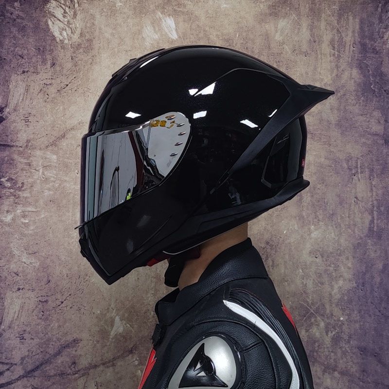 Motorcycle Helmet Men's Bluetooth Warm Full Face Four Seasons - IVOIRART.COM