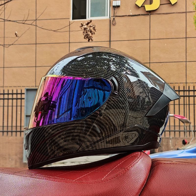 Motorcycle Helmet Men's Bluetooth Warm Full Face Four Seasons - IVOIRART.COM