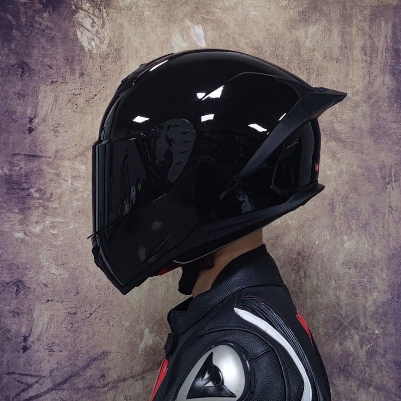 Motorcycle Helmet Men's Bluetooth Warm Full Face Four Seasons - IVOIRART.COM