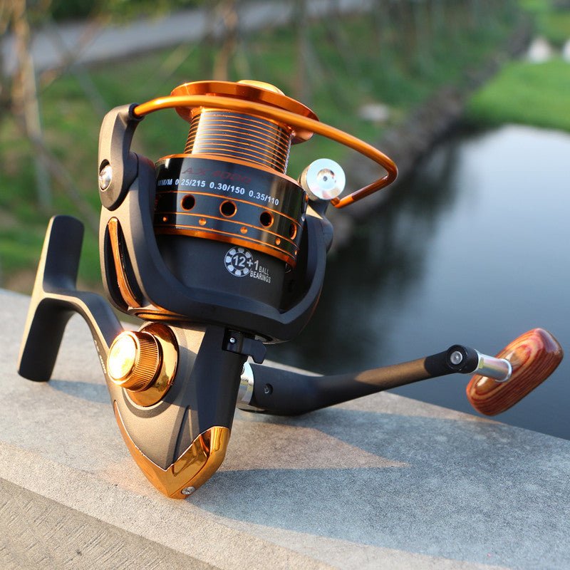 Moulinet de Pêche YUMOSHI Ultra Léger avec 12 Roulements à Billes, Anti-Reverse - IVOIRART.COM