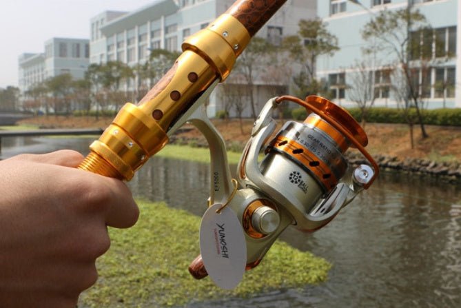 Moulinet de Pêche YUMOSHI Ultra Léger avec 12 Roulements à Billes, Anti-Reverse - IVOIRART.COM