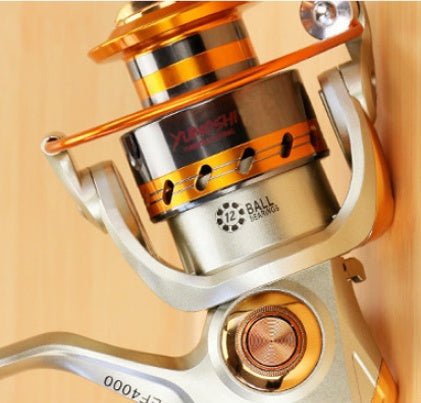 Moulinet de Pêche YUMOSHI Ultra Léger avec 12 Roulements à Billes, Anti-Reverse - IVOIRART.COM