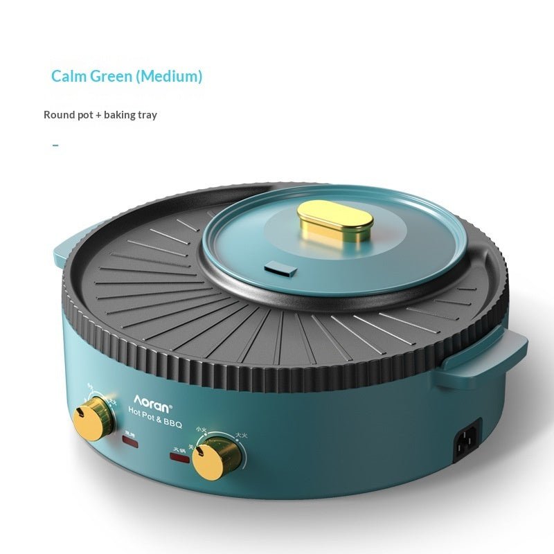 Multi-functional Hot Pot And Grill Combo Electric Barbecue Grill - IVOIRART.COM