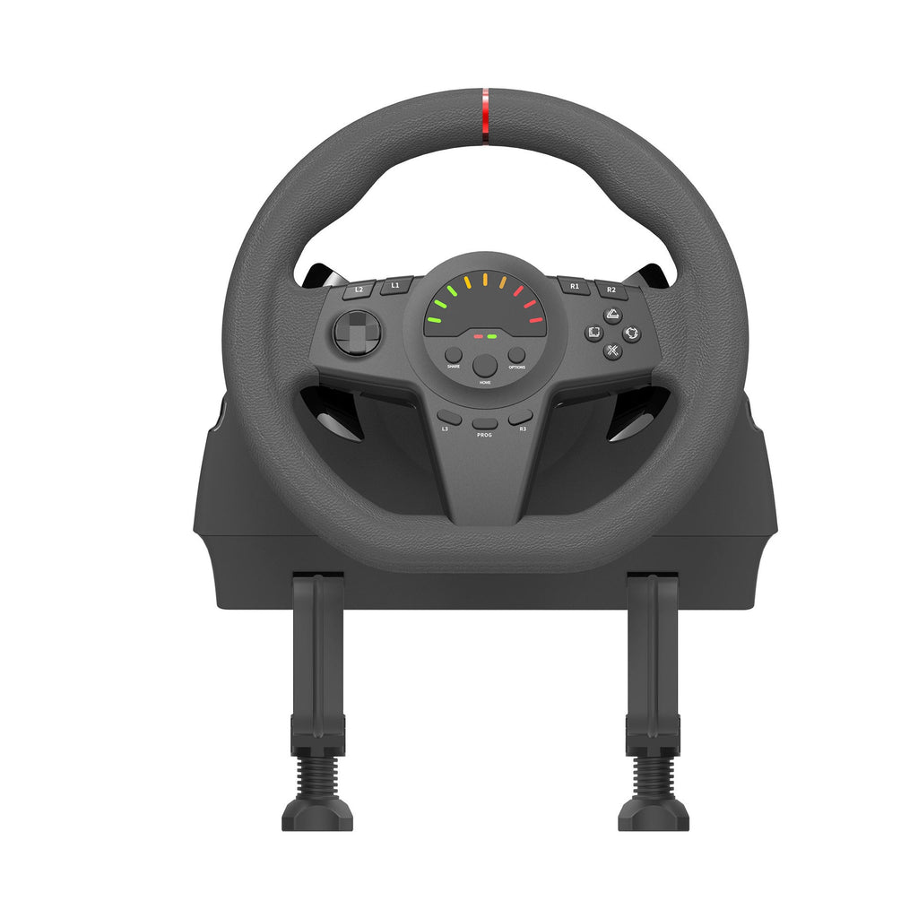 Multi-platform Compatible Steering Wheel Two Pedal Vibration Game Machine - IVOIRART.COM