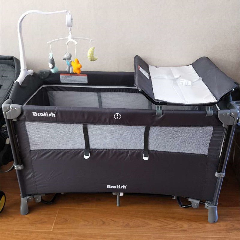Multifunctional Baby Cot Splicing Large Bed Movable - IVOIRART.COM