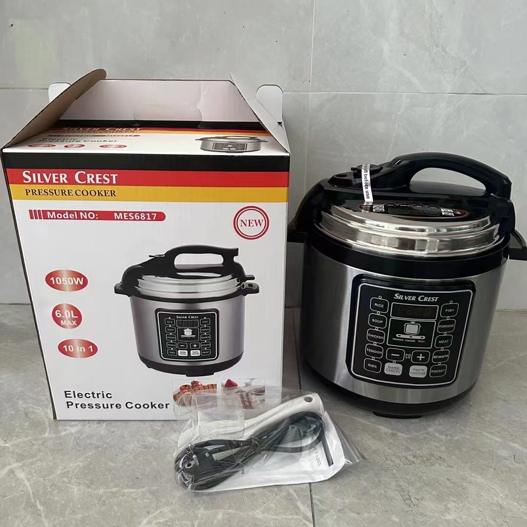 Multifunctional Cooking Stew 6L Automatic Electric Pressure Cooker - IVOIRART.COM
