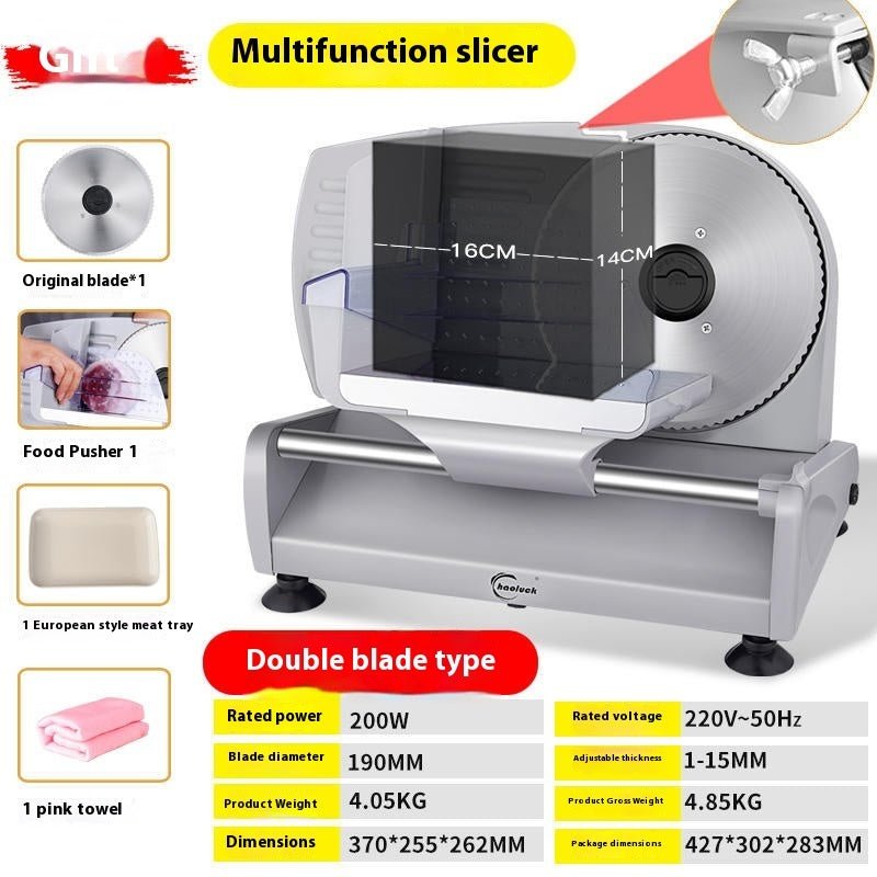 Mutton Roll Slicing Cut Machine Household Electric Slicer - IVOIRART.COM