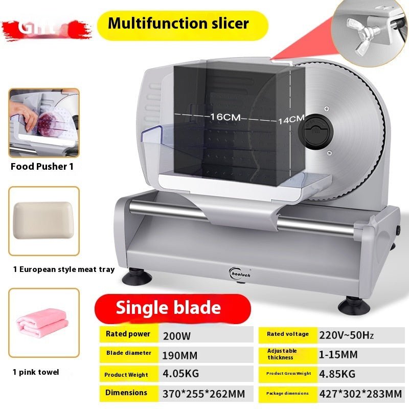Mutton Roll Slicing Cut Machine Household Electric Slicer - IVOIRART.COM