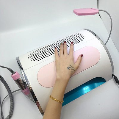 Nettoyeur d'ongles multifonction 35x30x11 cm avec photothérapie, polissage et chargeur mobile - IVOIRART.COM