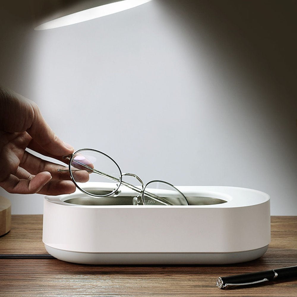 Nettoyeur Ultrason Portable 45000Hz Vibration Haute Fréquence pour Bijoux Montres Lunettes - IVOIRART.COM