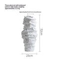 New Arrival Three-dimensional Pattern Ceramic Vase Ornament - IVOIRART.COM