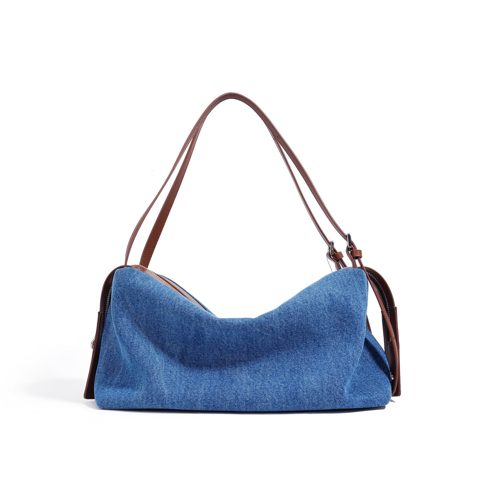 New Denim Shoulder Bag With Niche Design, Artistic And Retro Style - IVOIRART.COM