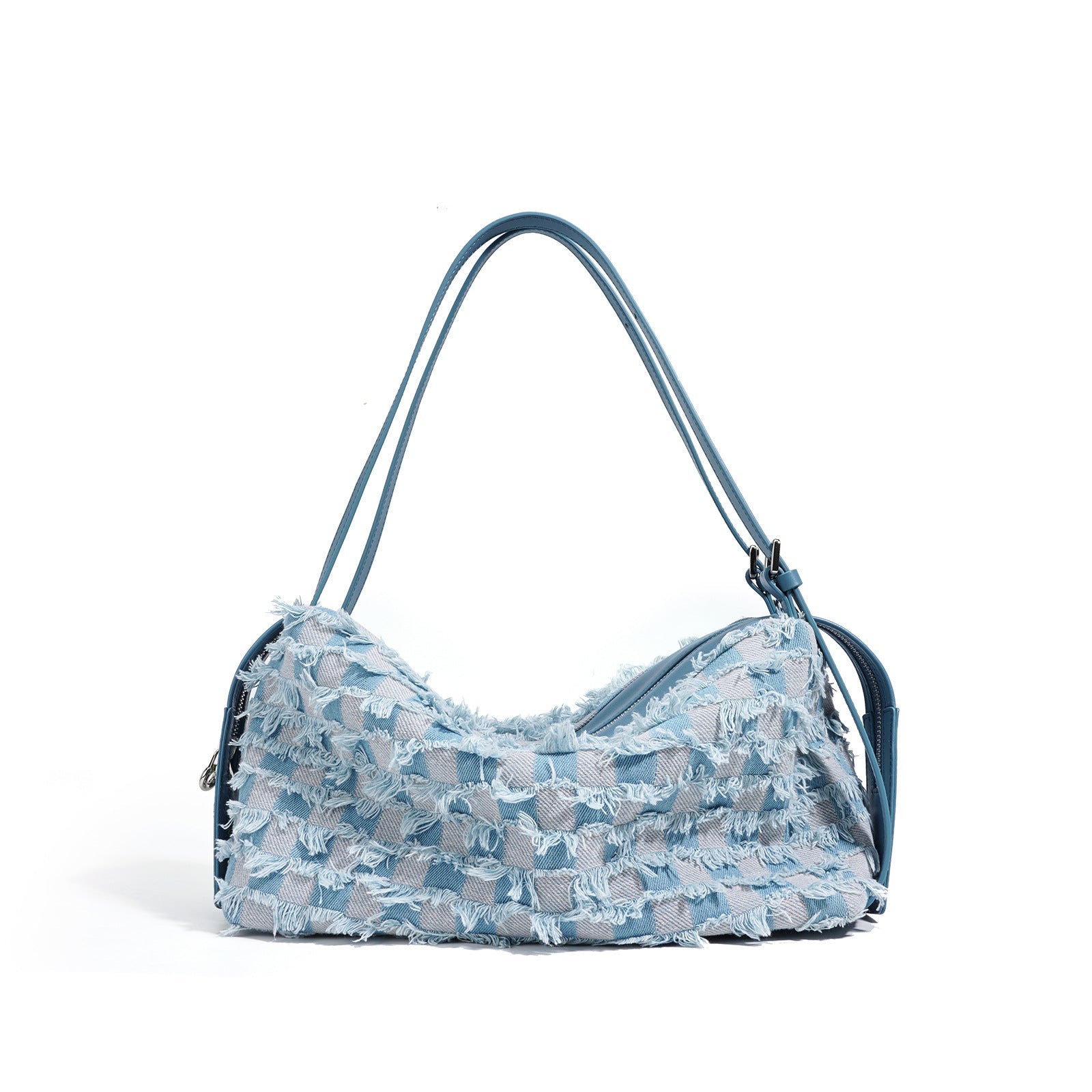 New Denim Shoulder Bag With Niche Design, Artistic And Retro Style - IVOIRART.COM