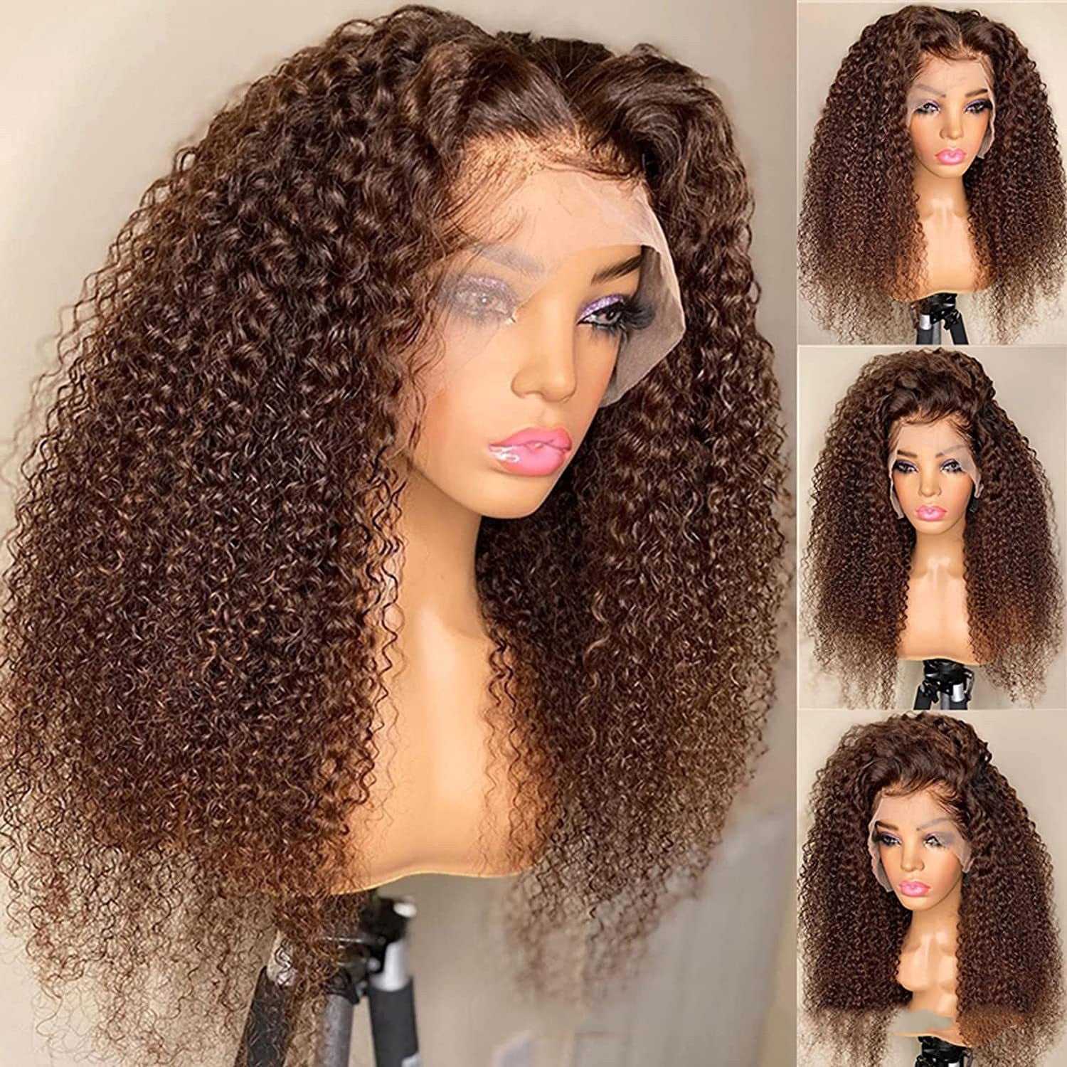 New European And American Chemical Fiber Front Lace Wig Headgear - IVOIRART.COM