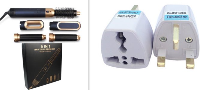 New Hair Dryer Multi Hair Styler 5 In1 Curling Iron Hair - IVOIRART.COM