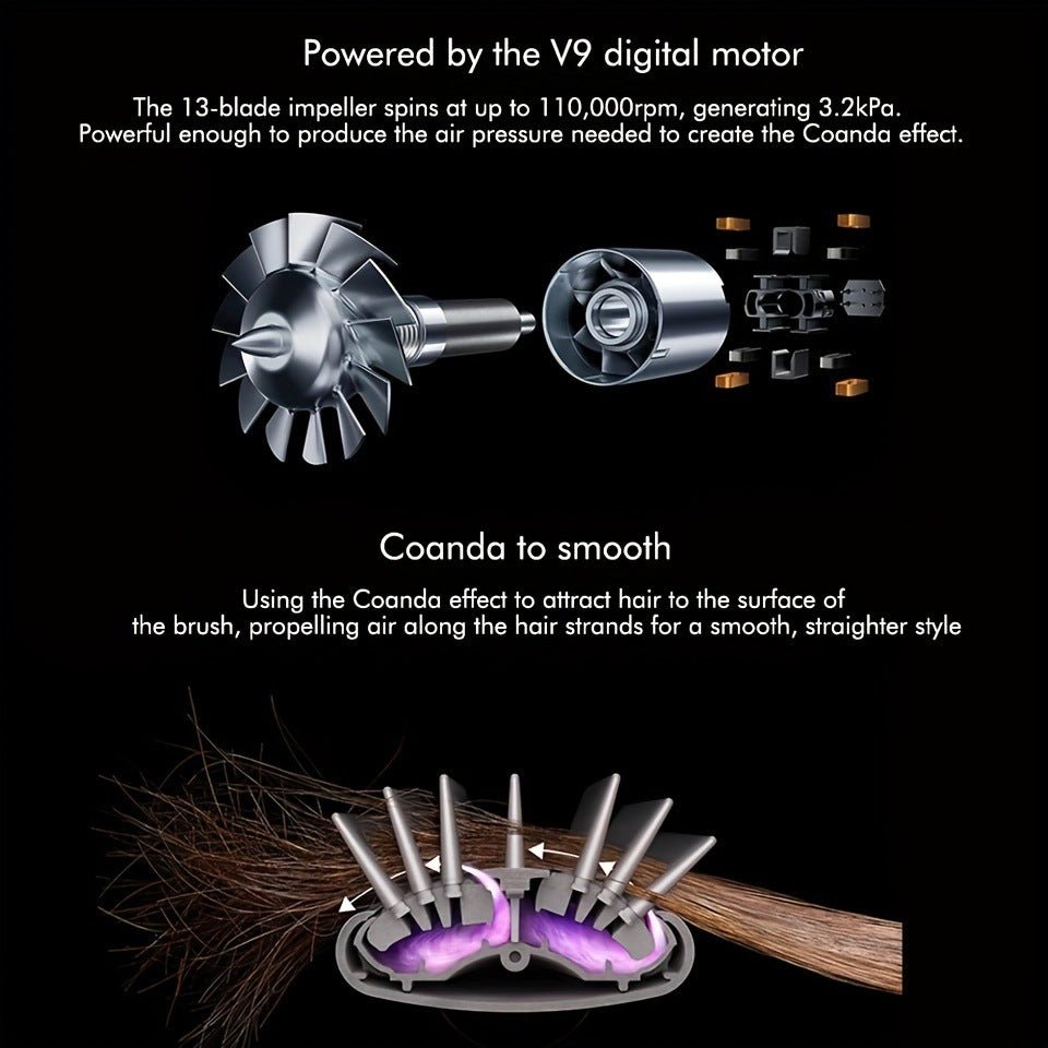 New Hair Dryer Multi Hair Styler 5 In1 Curling Iron Hair - IVOIRART.COM