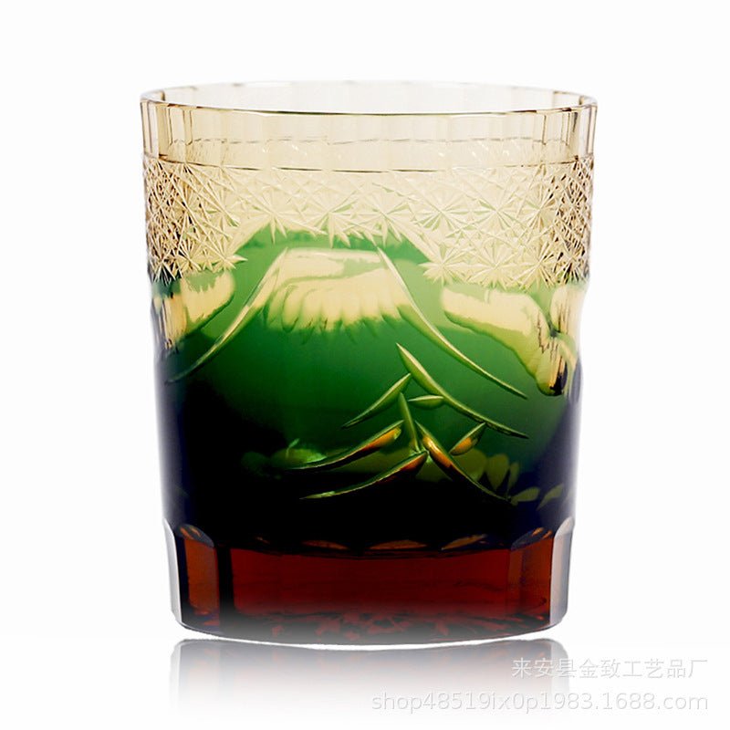 New Hand Carved Crystal Glass - IVOIRART.COM