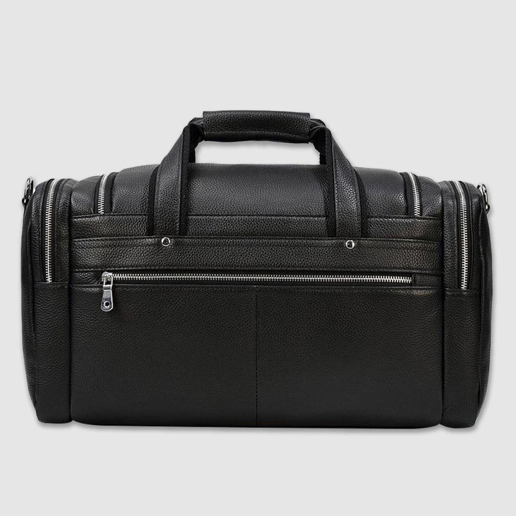 New Leather Men's Hand-Held Large-Capacity Short-Distance Travel Bag - IVOIRART.COM