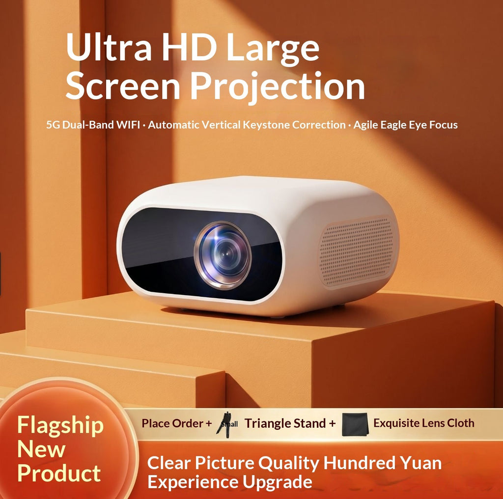 New Premium Ultra HD Smart Projector 1080P 75W Projecteur intelligent domestique - IVOIRART.COM