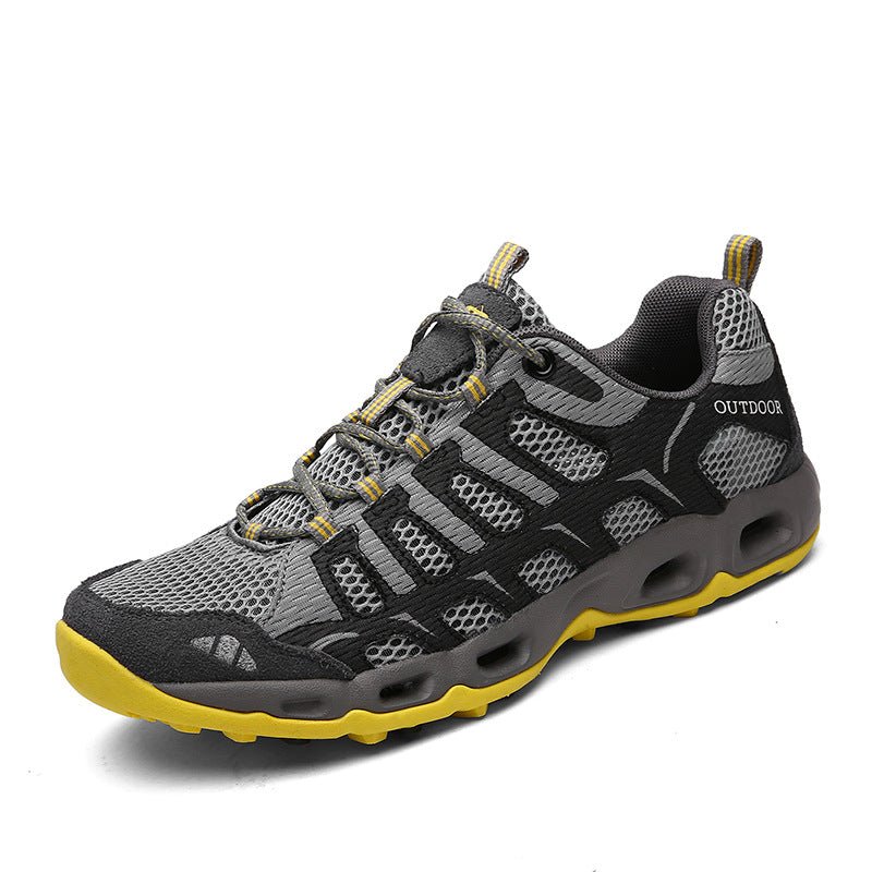 New Summer Men's Shoes Casual Shoes Men's Hollow - IVOIRART.COM