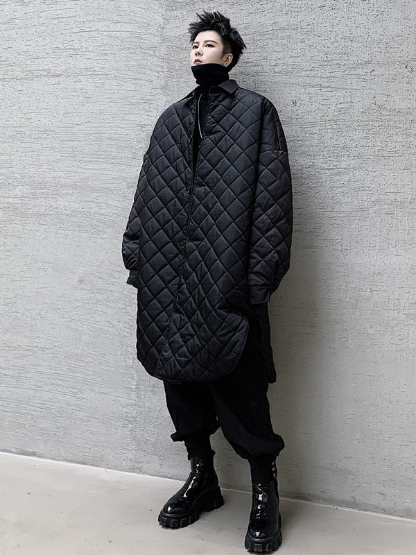 Niche Dark Loose-fitting Cotton Coat For Men - IVOIRART.COM