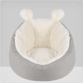 Niche Douillette Chauffante pour Chien, Sac de Couchage Confortable pour Chiot, Coussin Tissu Coton - IVOIRART.COM