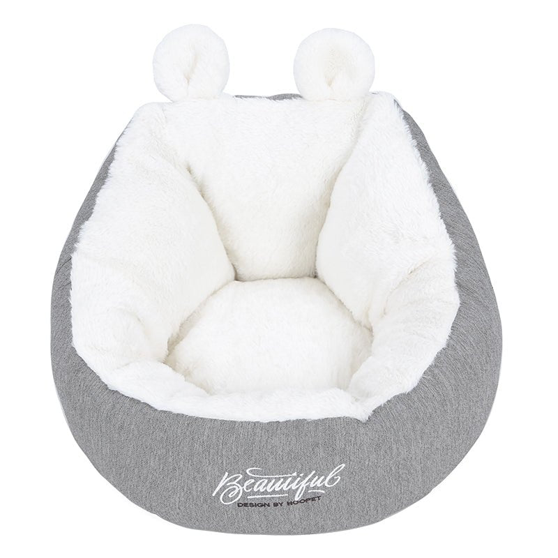 Niche Douillette Chauffante pour Chien, Sac de Couchage Confortable pour Chiot, Coussin Tissu Coton - IVOIRART.COM