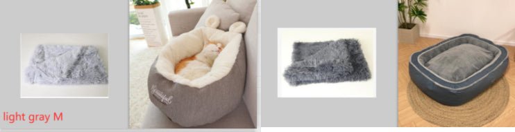 Niche Douillette Chauffante pour Chien, Sac de Couchage Confortable pour Chiot, Coussin Tissu Coton - IVOIRART.COM