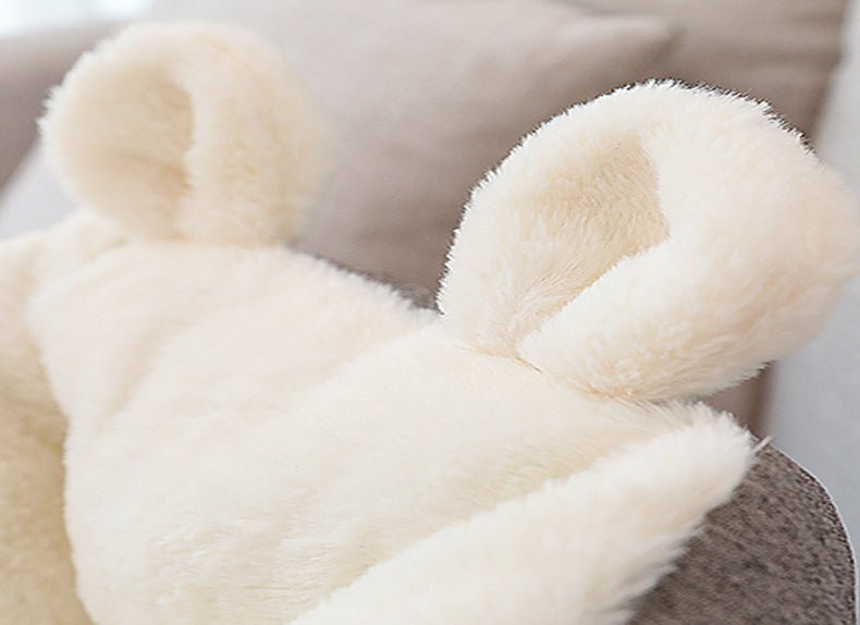 Niche Douillette Chauffante pour Chien, Sac de Couchage Confortable pour Chiot, Coussin Tissu Coton - IVOIRART.COM