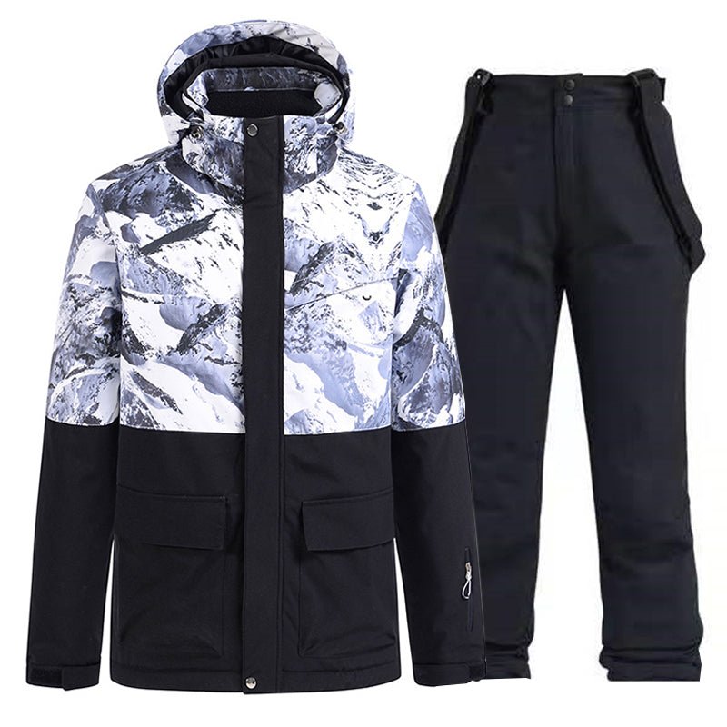 Niche Snowboard Snow Suit Men's Plus Size Top - IVOIRART.COM
